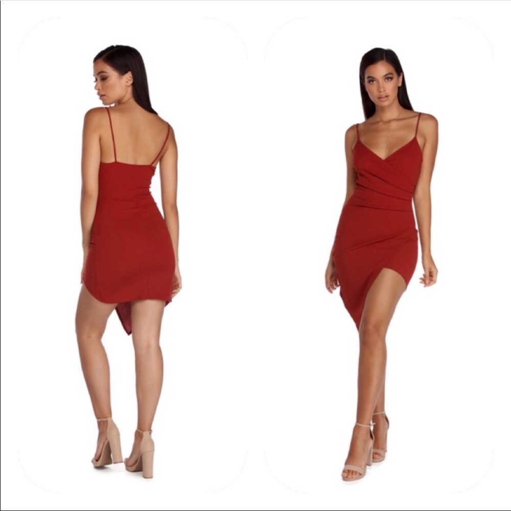 Shake it up asymmetrical dress